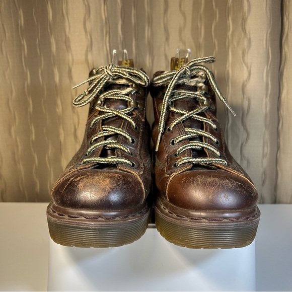 Doc Dr. Martens 8287 Men's 6 Brown Leather Padded Collar England UK Vintage Y2K - Picture 7 of 16